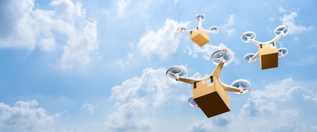 Servicios de logística con drones
